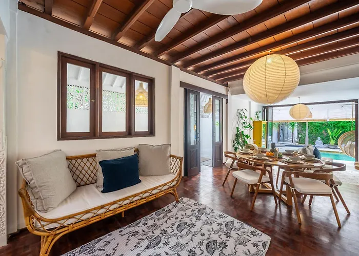 The Monroe Luxury 3-Bedroom Villa With Private Pool In Central Seminyak 900M To The Beach